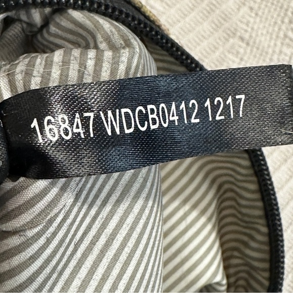 Loungefly Disney Belle cosmetic pouch/pencil case, 8"x4.5", striped interior - Picture 8 of 8